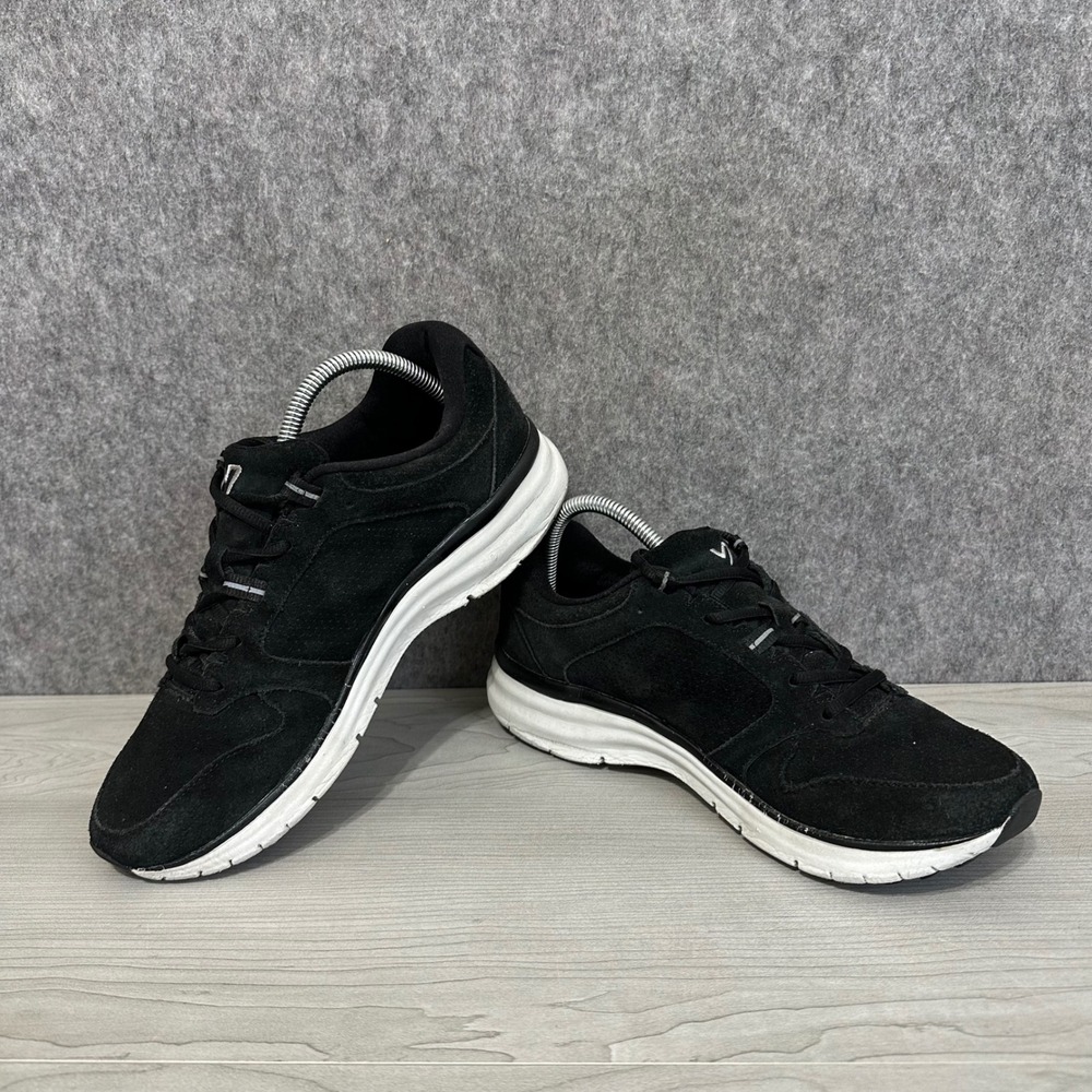 Vionic Revive Sneakers Mens 9 Blk Suede Walking Shoes FMT Technology Sporty - Picture 7 of 10